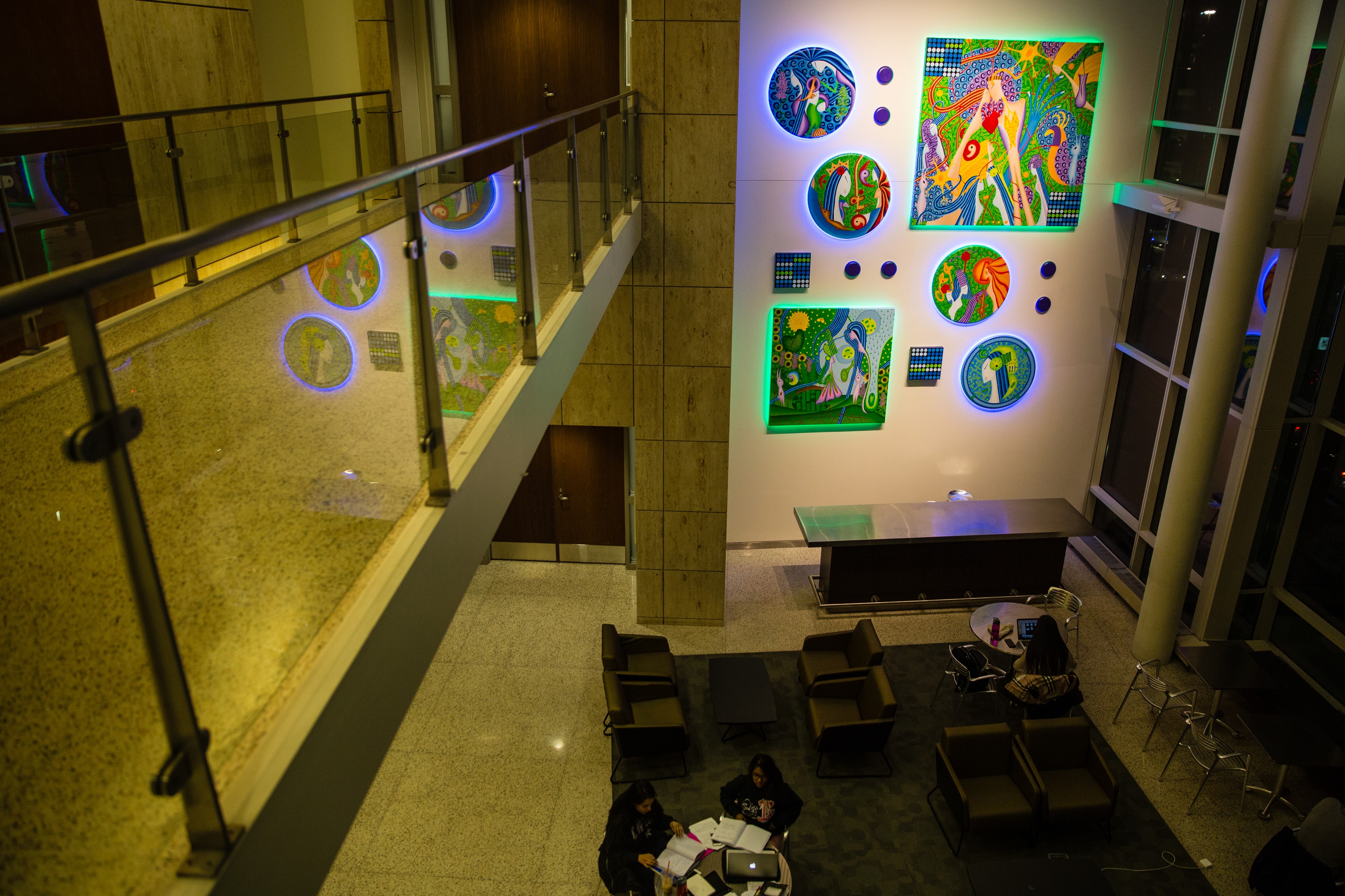 Biological Domains installation at Loyola University Chicago