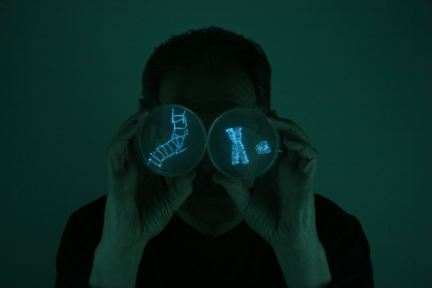 Looking Through DNA: Portrait of Peter N. Gray by Hunter Cole